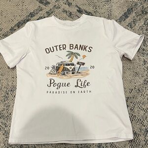 Outer Banks White Short Sleeve Tee